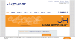 Desktop Screenshot of justhost.nl