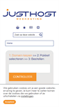Mobile Screenshot of justhost.nl